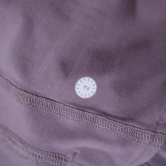 LULULEMON Inner Glow Short 3" Washed Half Moon High Rise Sweatshorts Women's 2 - Picture 10 of 10